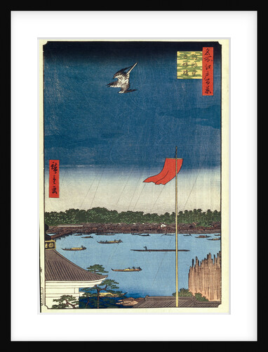 Komakata Hall and Azuma Bridge by Utagawa Hiroshige