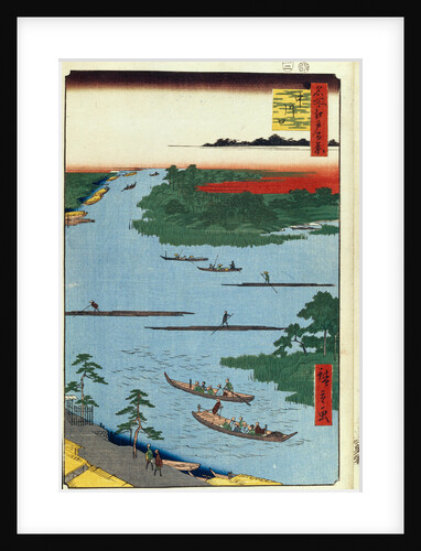 The mouth of the Nakagawa River by Utagawa Hiroshige