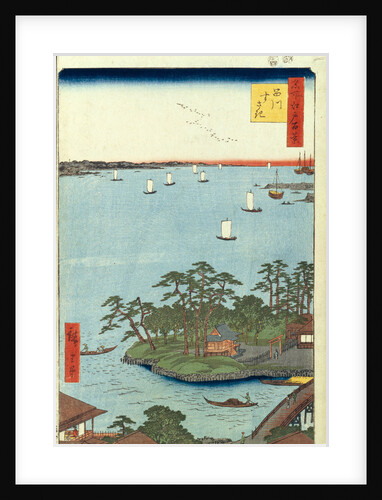 Shinagawa Susaki by Utagawa Hiroshige