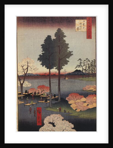 Suwa Bluff in Nippori by Utagawa Hiroshige