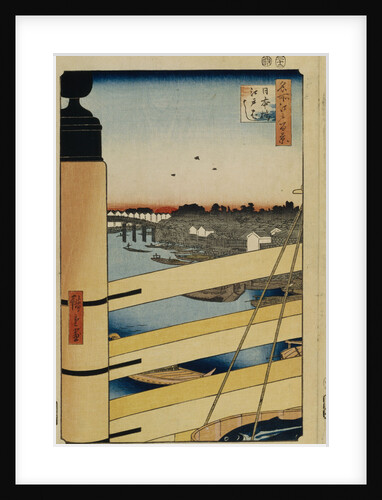Nihonbashi and Edobashi Bridges by Utagawa Hiroshige