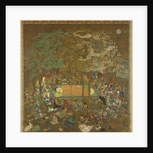 Nirvana of the Buddha, Early 14th century by Anonymous