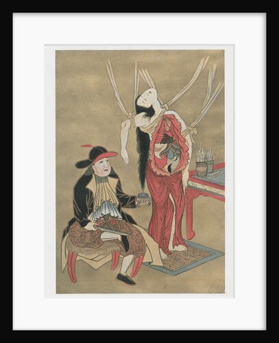 Dutch physician anatomizing a japanese woman, 18th century by Anonymous