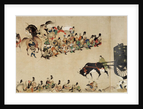 Illustrated Tale of the Heiji Civil War (The Imperial Visit to Rokuhara) 4 scroll, 13th century by Anonymous