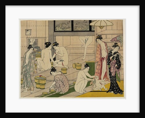 The Bathhouse Women, 1790s by Torii Kiyonaga
