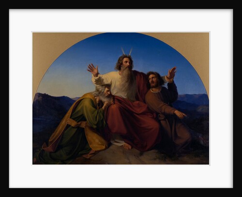 Moses, Aaron and Hur, 1837 by Alexander Heubel