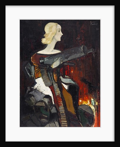 Madonna with a Machine Gun, 1932 by Karlis Padegs