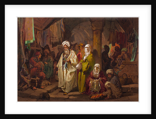 The Grand Bazaar by Amedeo Preziosi