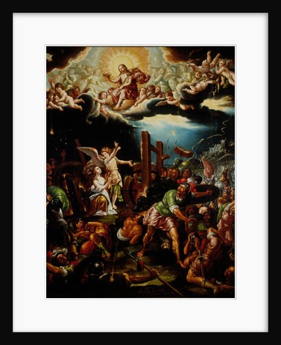 The Martyrdom of Saint Catherine of Alexandria, Mid of the 18th cen by Hipólito de Rioja