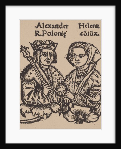 Helena Ivanovna of Moscow with Alexander Jagiellon, 1519 by Anonymous