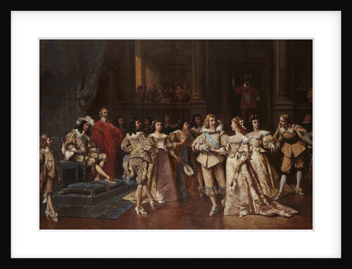 The Ball at the Court of Louis XIII of France by Wladyslaw Bakalowicz
