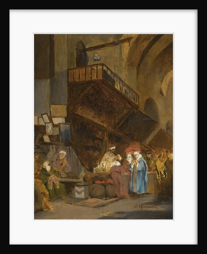 Bazaar in Constantinople by Stanislav Khlebovsky