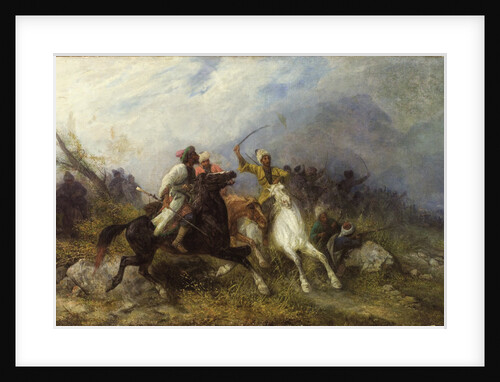 Caucasian Battle by Jozef Brandt