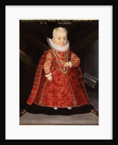 Portrait of Wladyslaw Vasa, son of King Sigismund III of Poland, 1596 by Martin Kober
