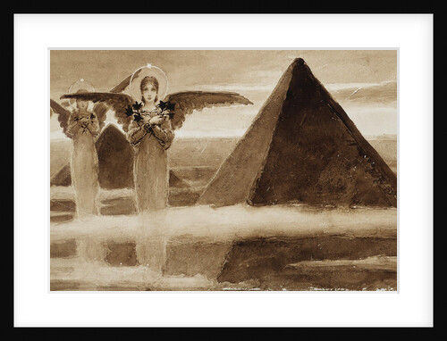 The Angels of the Pyramids by Vasilii Alexandrovich Kotarbinsky