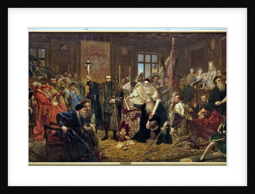 The Union of Lublin, 1869 by Jan Alojzy Matejko
