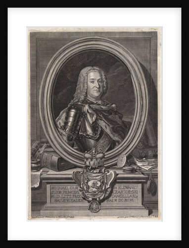 Portrait of Prince Michal Fryderyk Czartoryski, Mid of the 18th cen by Jan Fryderyk Mylius