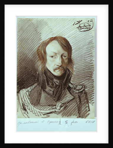 Portrait of Alexei Pavlovich Lanskoy, 1813 by Alexander Osipovich Orlowski