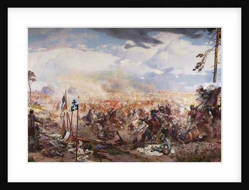 The Battle of Grunwald, 1910 by Tadeusz Popiel