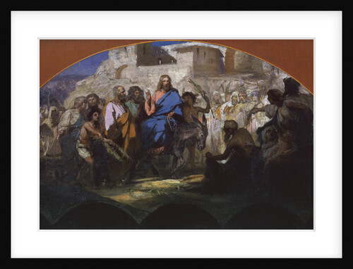 try of Christ into Jerusalem, 1876 by Henryk Siemiradzki
