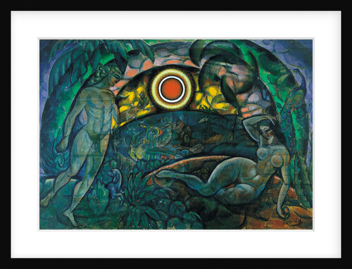 Adam and Eve, 1912 by Vladimir Davidovich Baranov-Rossiné