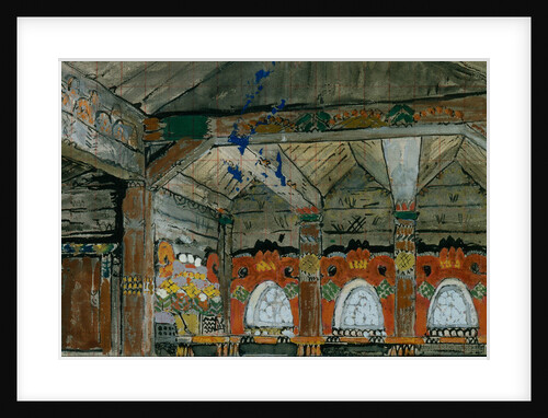 Stage design for the opera Prince Igor by A. Borodin, 1914 by Konstantin Alexeyevich Korovin