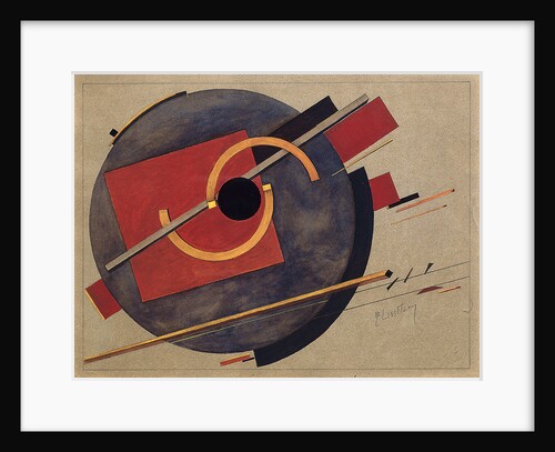 Study for a poster, 1920 by El Lissitzky