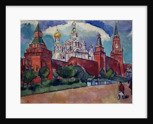 The Red Square in Moscow, 1910s by Vladimir Davidovich Baranov-Rossiné
