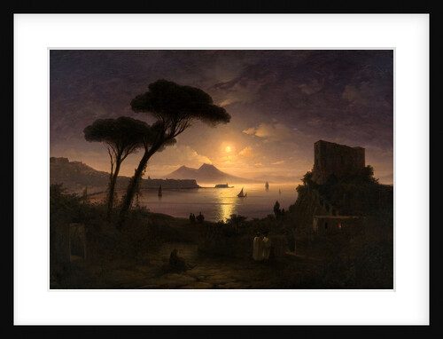 The Bay of Naples at Moonlit Night, 1842 by Ivan Konstantinovich Aivazovsky