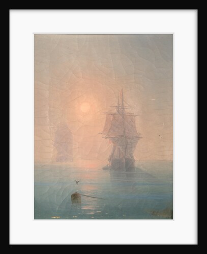 Corvette in the Mist, 1886 by Ivan Konstantinovich Aivazovsky