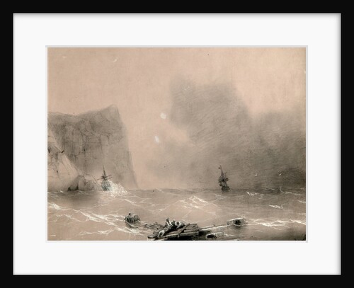 The disaster of the British fleet off the coast of Balaclava on November 14th, 1854, 1854 by Ivan Konstantinovich Aivazovsky