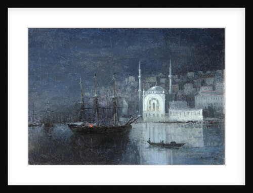 Constantinople by night, 1886 by Ivan Konstantinovich Aivazovsky