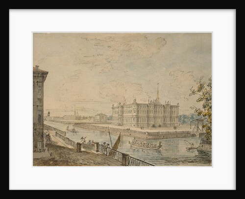 View of the Michael Palace in Saint Petersburg, 1799-1800 by Fyodor Yakovlevich Alexeyev