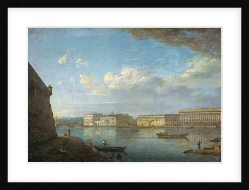 Palace Embankment as Seen from the Peter and Paul Fortress, 1794 by Fyodor Yakovlevich Alexeyev