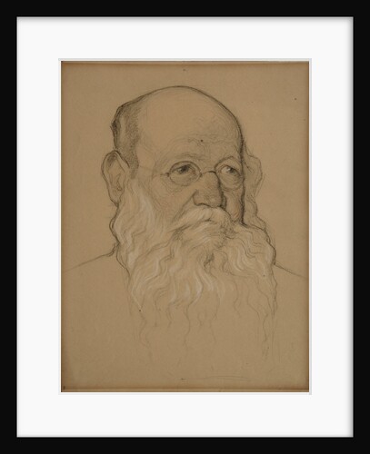 Portrait of the Revolutionary Count Pyotr A. Kropotkin, 1920-1921 by Nikolai Andreevich Andreev