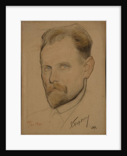 Portrait of Jan Berzin, 1921 by Nikolai Andreevich Andreev