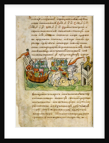 Oleg of Novgorods campaign against Constantinople by Anonymous