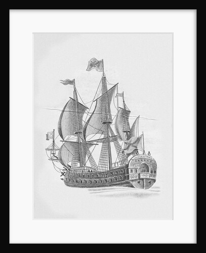 Russian ship of the line Poltava (1712) by Anonymous