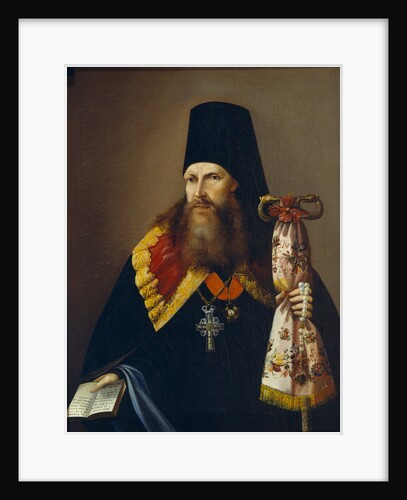 Portrait of Varlaam (Denisov), Archbishop of Ural, Mid of the 19th cen by Anonymous