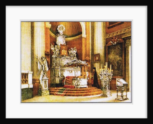 The shrine of Saint Alexander Nevsky, 1890 by Anonymous