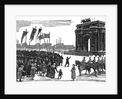 Massacre At Narva Gate in St. Petersburg, before 1925 by Anonymous