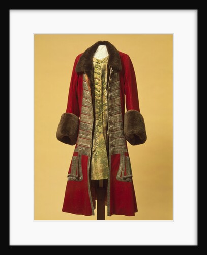 Winter coat and waistcoat of Peter the Great, Early 18th cen by Anonymous master