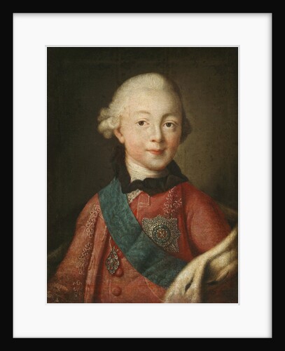 Portrait of Grand Duke Pavel Petrovich, 1765 by Alexei Petrovich Antropov