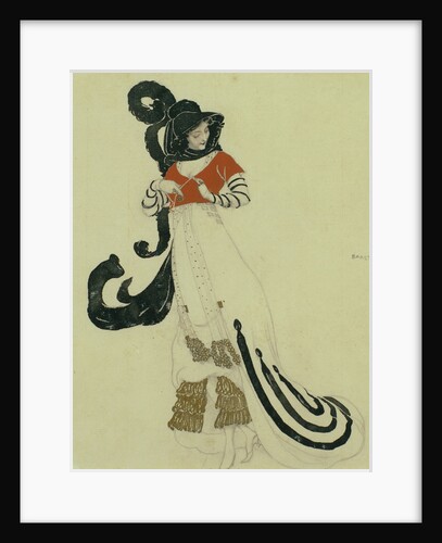 Fancy Dress Costume Design, c. 1914 by Léon Bakst
