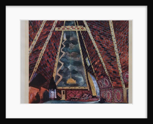 Stage design for the ballet Thamar by M.A. Balakirev, 1912 by Léon Bakst