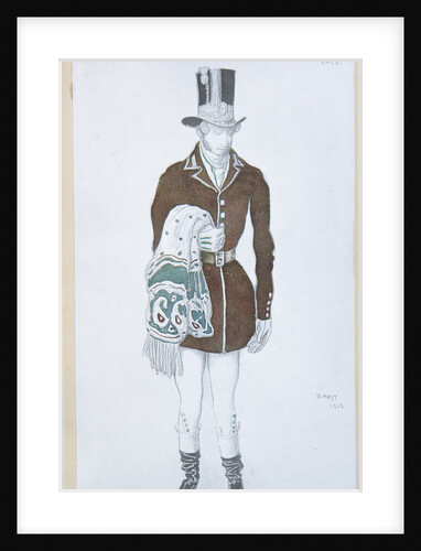 Costume design for the ballet Les Papillons by Robert Schumann, 1912 by Léon Bakst