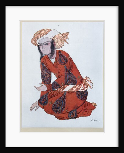 Costume design for the ballet Sheherazade by N. Rimsky-Korsakov, 1922 by Léon Bakst