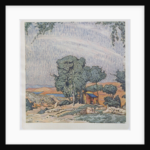 Stage design for the ballet Hélène de Sparte by E. Verhaeren and D. de Séverac, 1912 by Léon Bakst