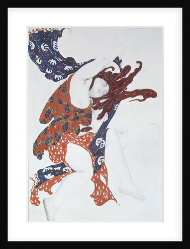Bacchante. Costume design for the ballet Narcisse by N. Tcherepnin, 1911 by Léon Bakst