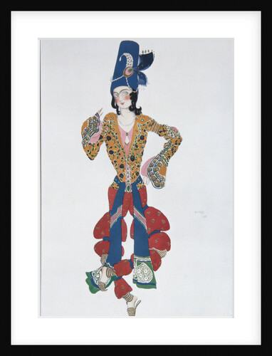 Costume design for the ballet Sheherazade by N. Rimsky-Korsakov, 1910 by Léon Bakst